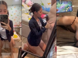 Em nhân viên văn phfong lên đồ đi làm rồi mà vẫn đòi anh chơi